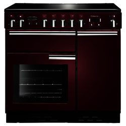Rangemaster Professional + 90 Electric Range Cooker Cranberry